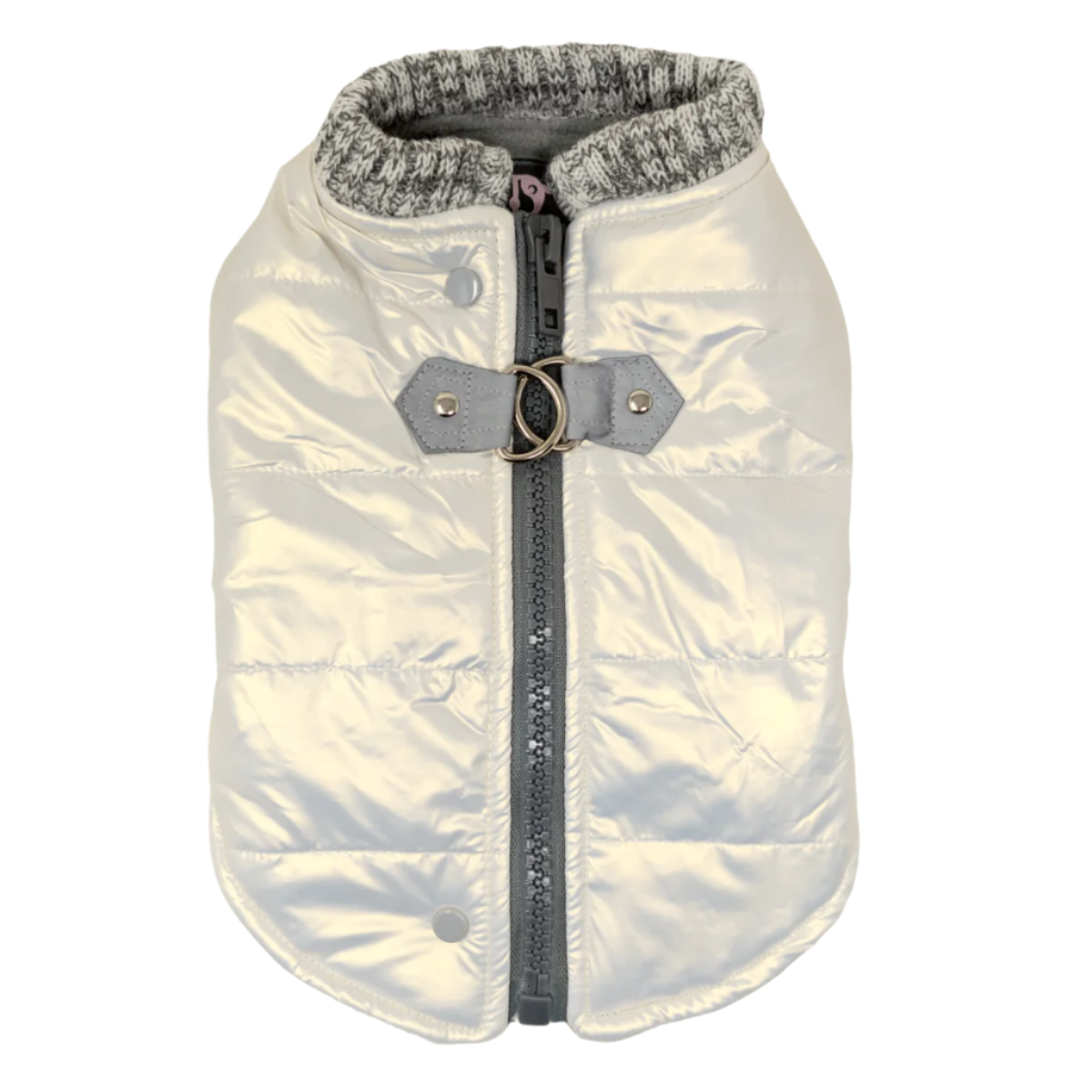 Dogo Pet - Runner Coat Metallic Pearl White