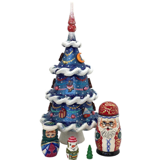 Chr Tree nesting dolls