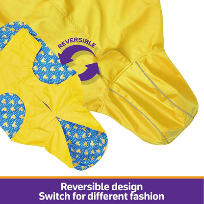 Kimee - Reversible Raincoat for Dog (Red)