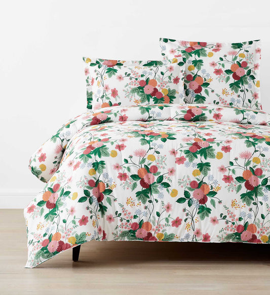 Percale Duvet Cover - Dahlia