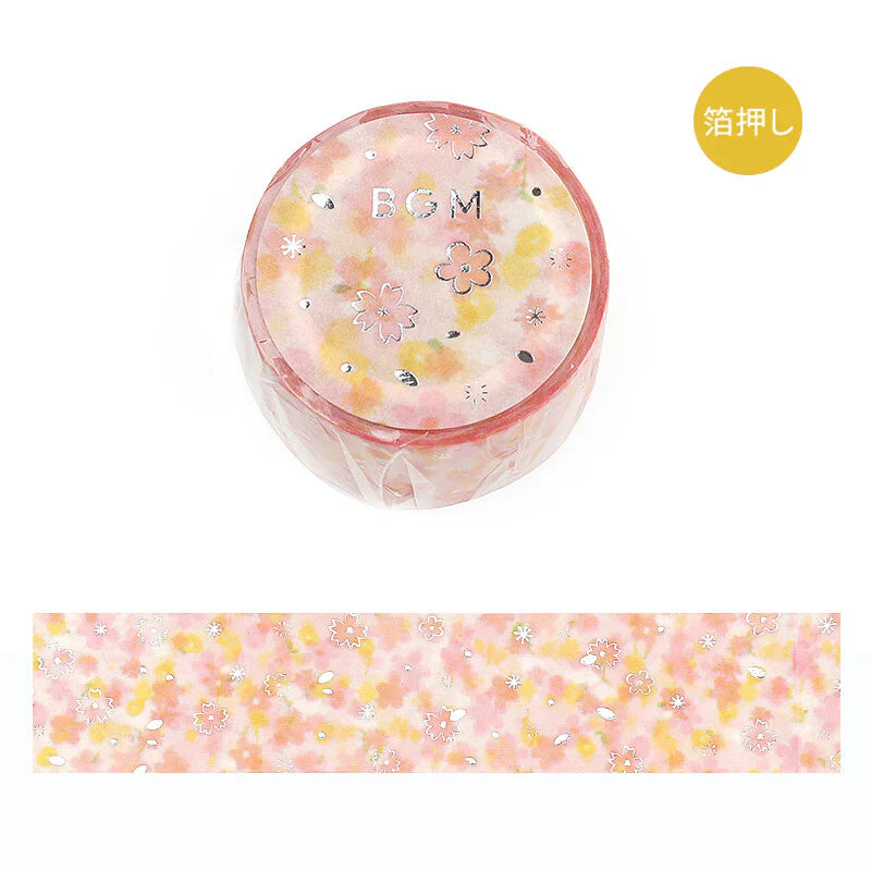 BGM Washi Tape - Dreaming Scenery - Cherry Blossoms