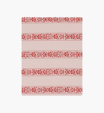 Estee Stripe Cotton Fabric - Pink