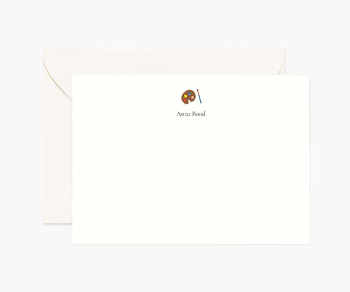 Arts Personalized Stationery  - Paint Palette