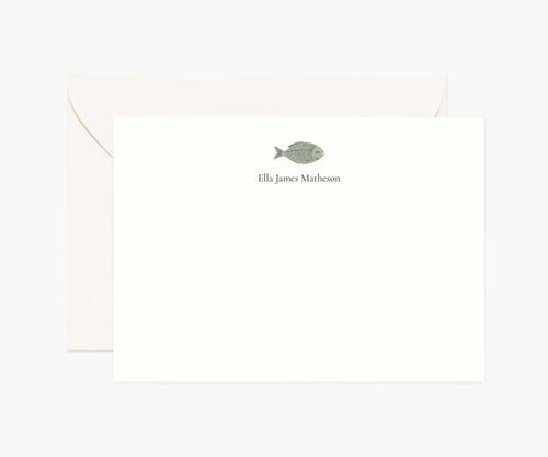 Animals Personalized Stationery  - Fish