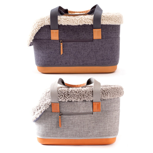 Cozy Shearling Dog Carriers