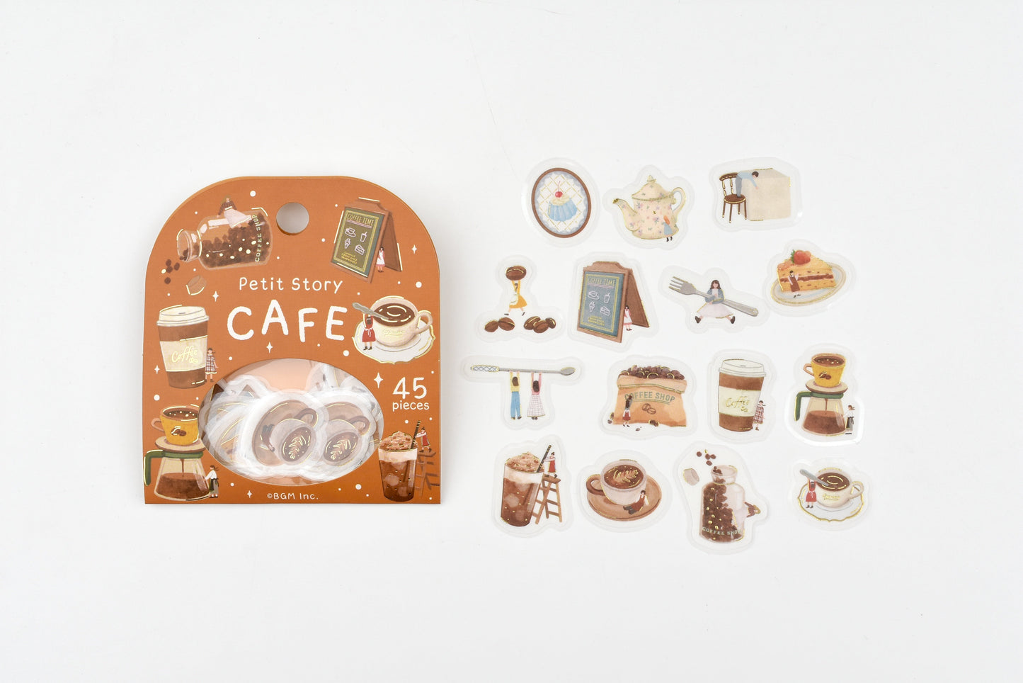 BGM Flake Stickers - Foil Stamping - Petit Story