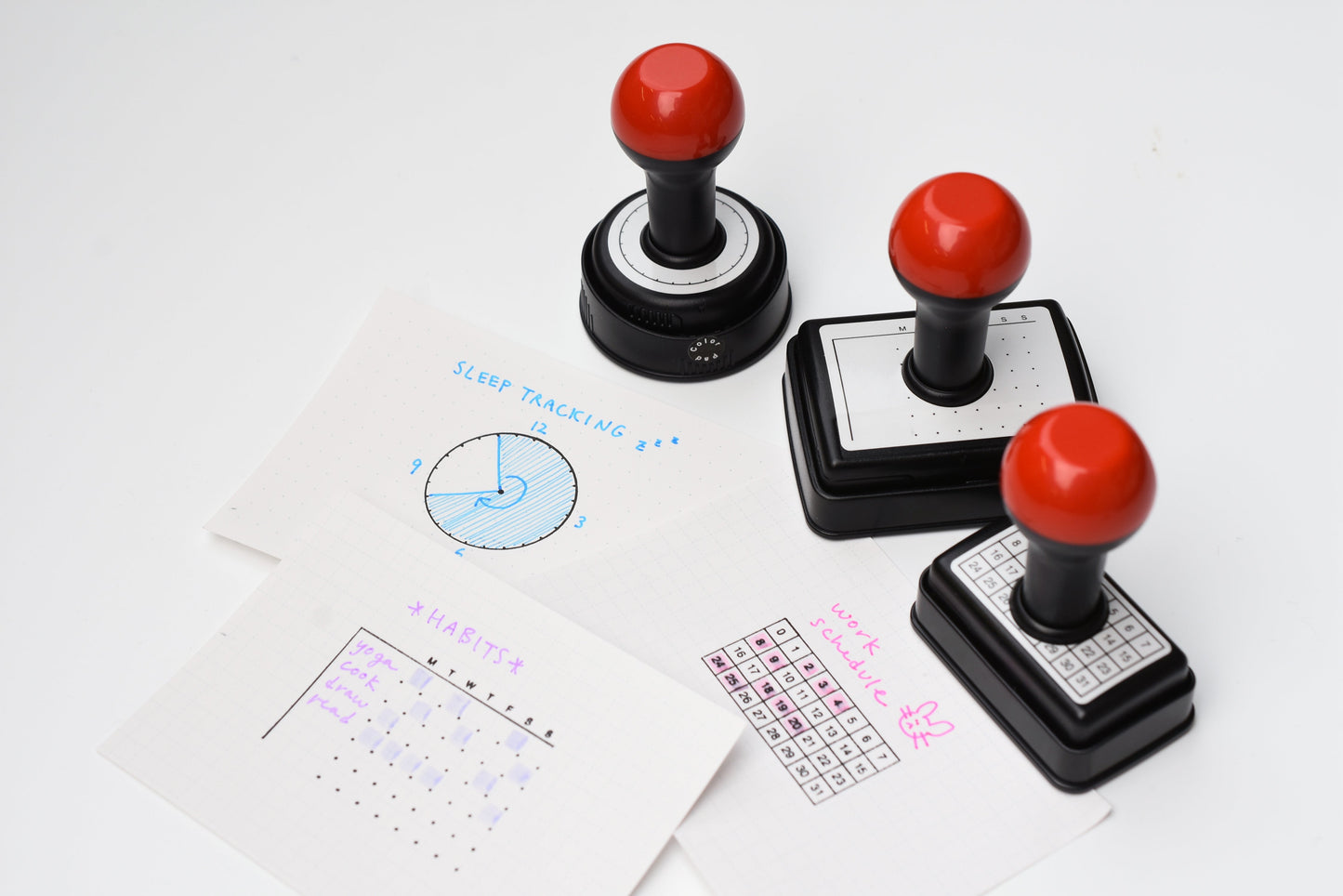 Delfonics Rubber Stamp with Ink - Weekly