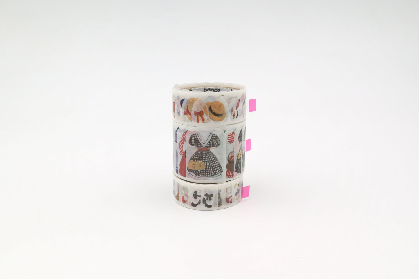 Bande Roll Sticker Set - Today's Outfit - Retro Cinema Lady