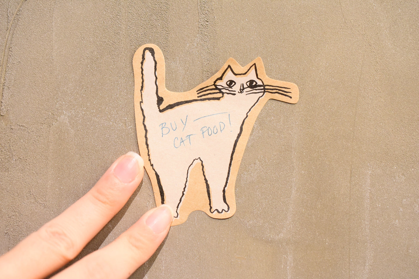 Classiky - Toranekobonbon Large Kraft Sticky Notes