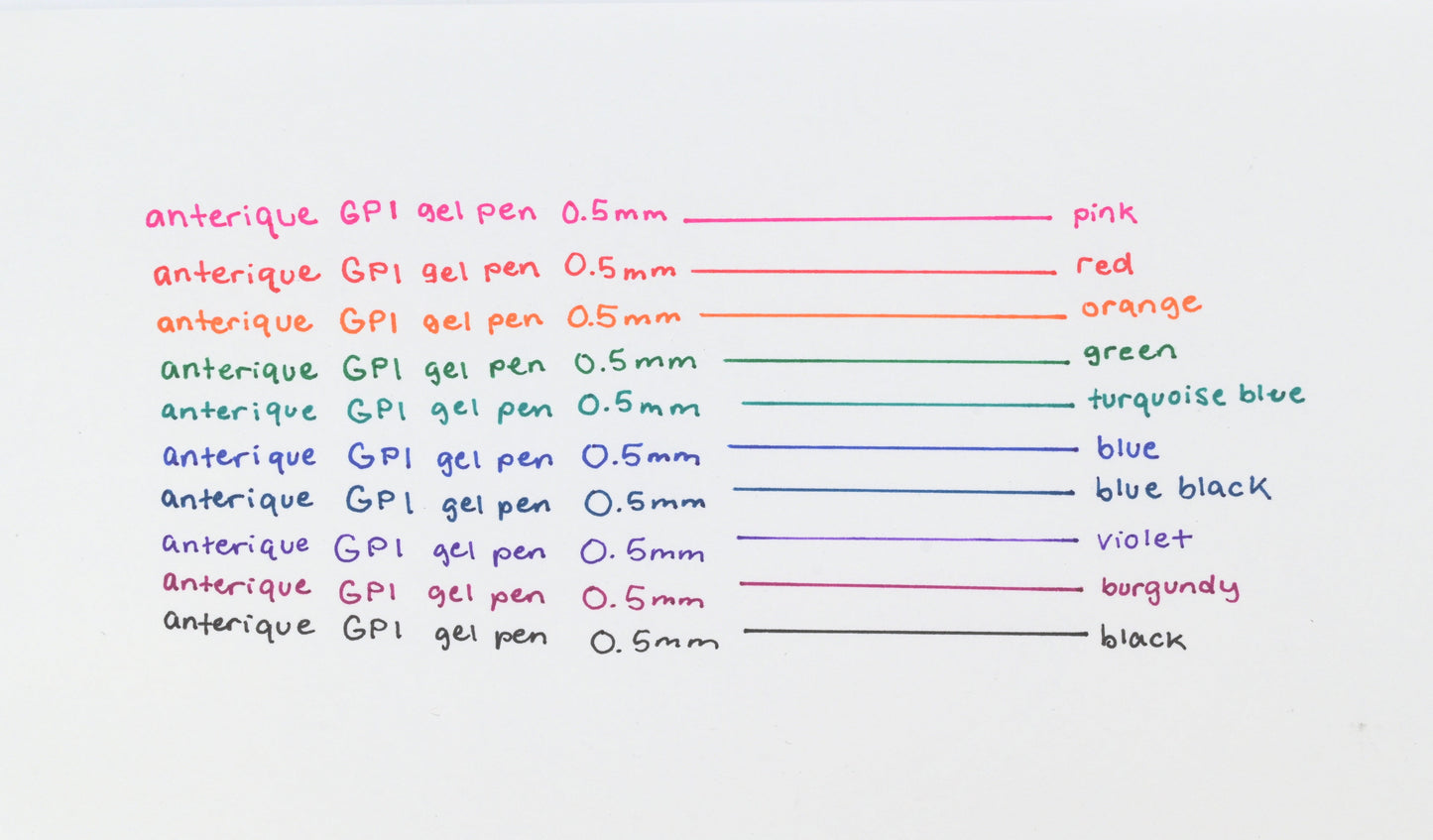 Anterique Stationers GP1 Gel Pen Refill - 0.5mm