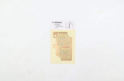 Delfonics Rollbahn Calendar Drawing Template - Gold