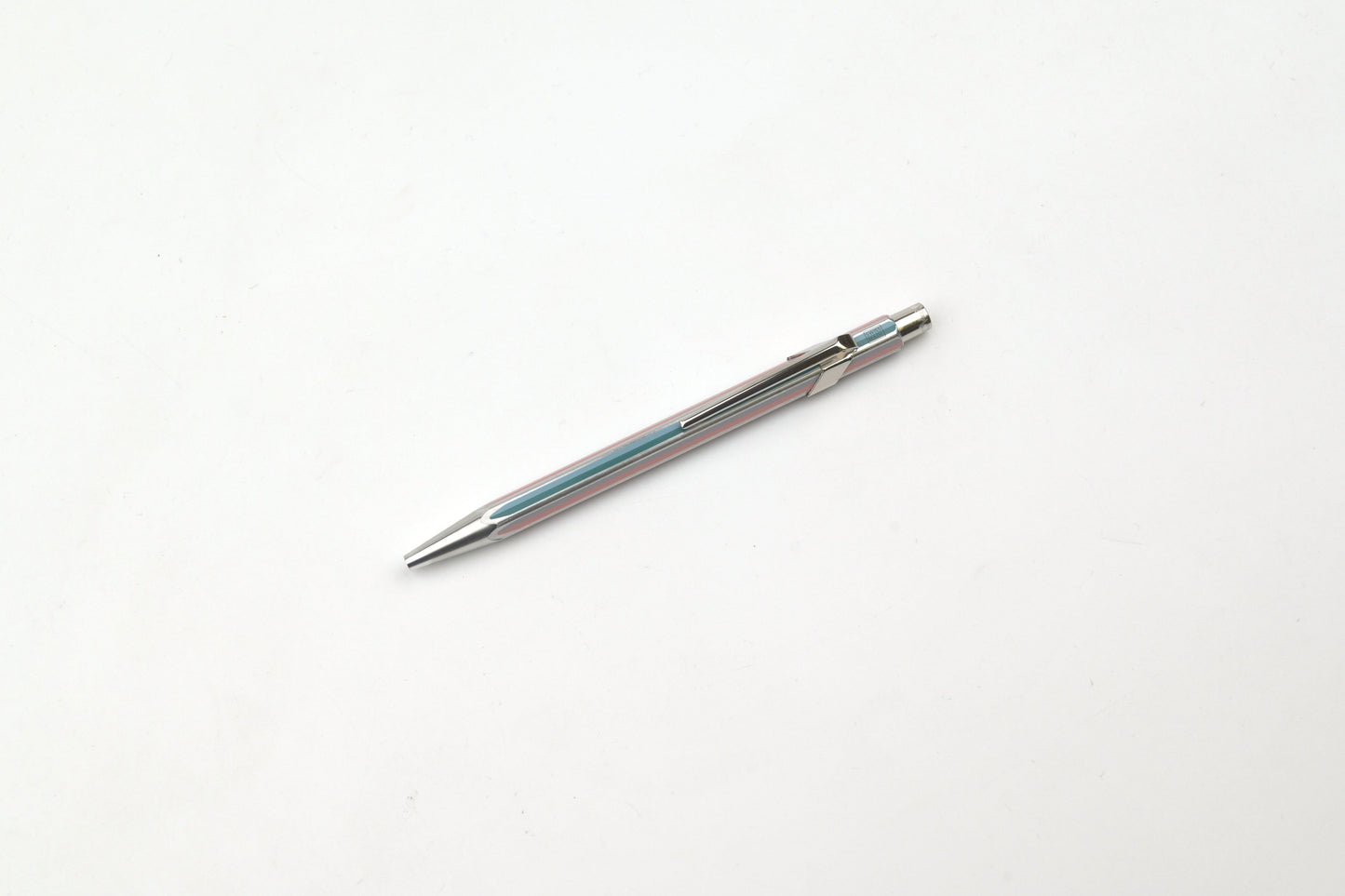 Caran d'Ache x Paul Smith 849 Ballpoint Pen - Silver - 5th Edition
