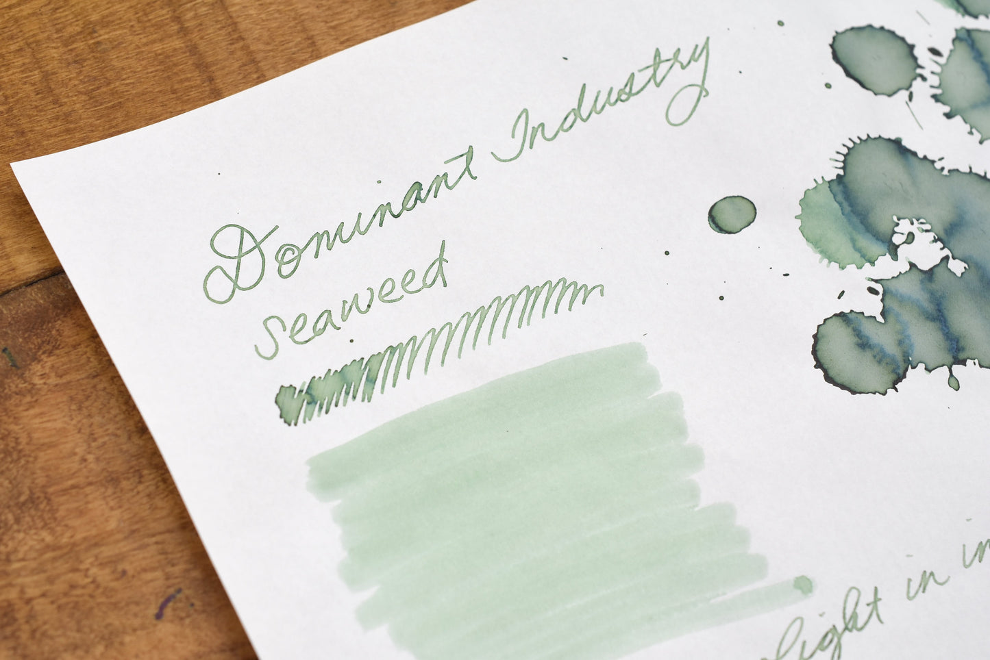 Dominant Industry - A Log of Atlantis Ink - Seaweed