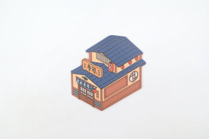 BGM Deco 2.5D Sticker - Diorama - Sushi Restaurant