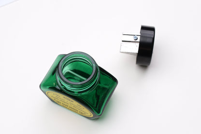 Dux Glass Inkwell Style Pencil Sharpener - Metal Insert