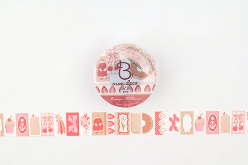 Beverly Baum Label Roll Stickers - Girly
