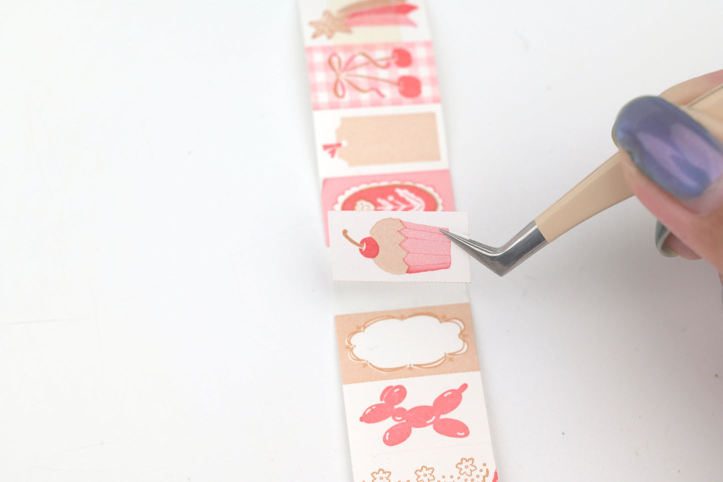 Beverly Baum Label Roll Stickers - Girly