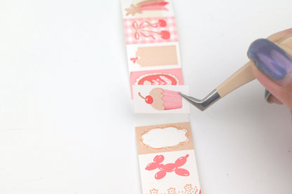 Beverly Baum Label Roll Stickers - Girly