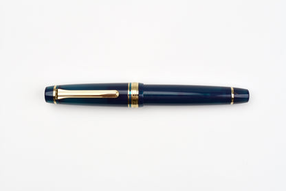 BUNGUBOX Original Oversized Fountain Pen - Fujiyama Blue