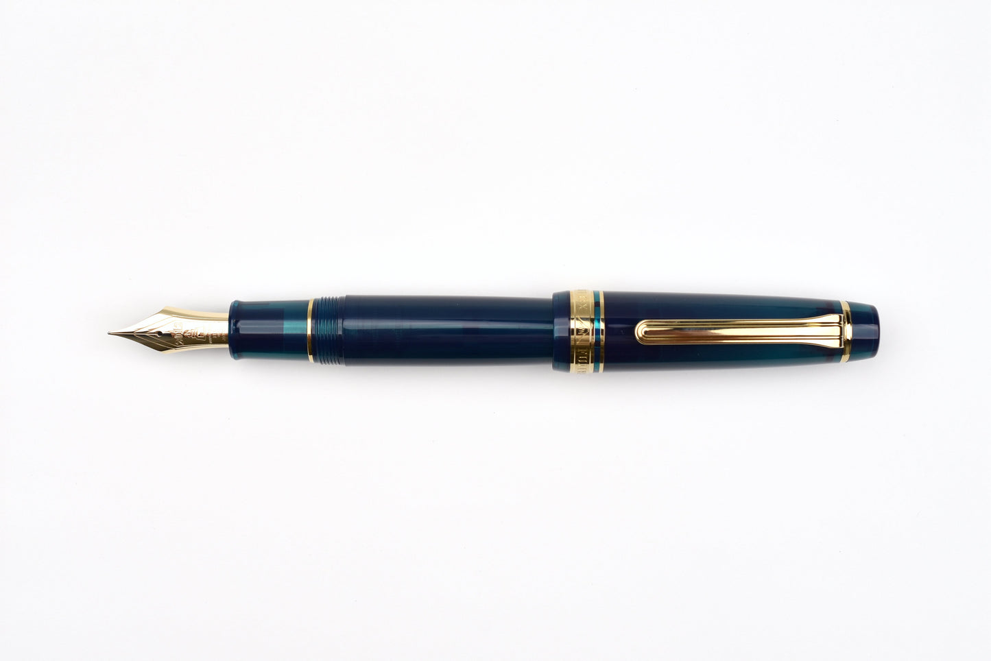 BUNGUBOX Original Oversized Fountain Pen - Fujiyama Blue