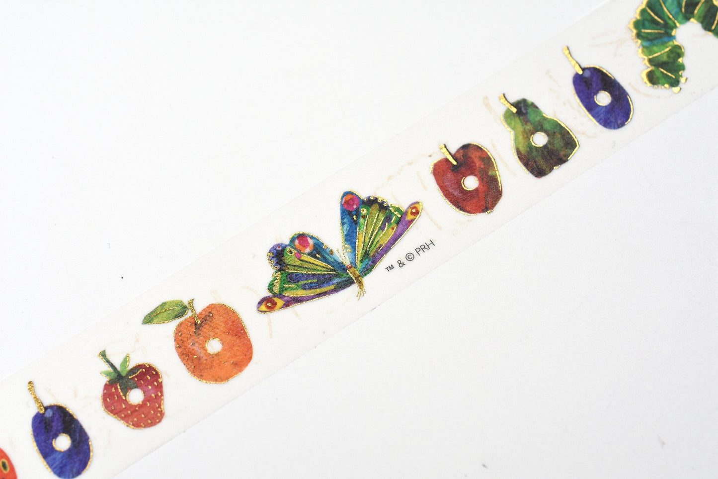 Cozyca - Eric Carle Foil Stamping Washi Tape - The Very Hungry Caterpillar