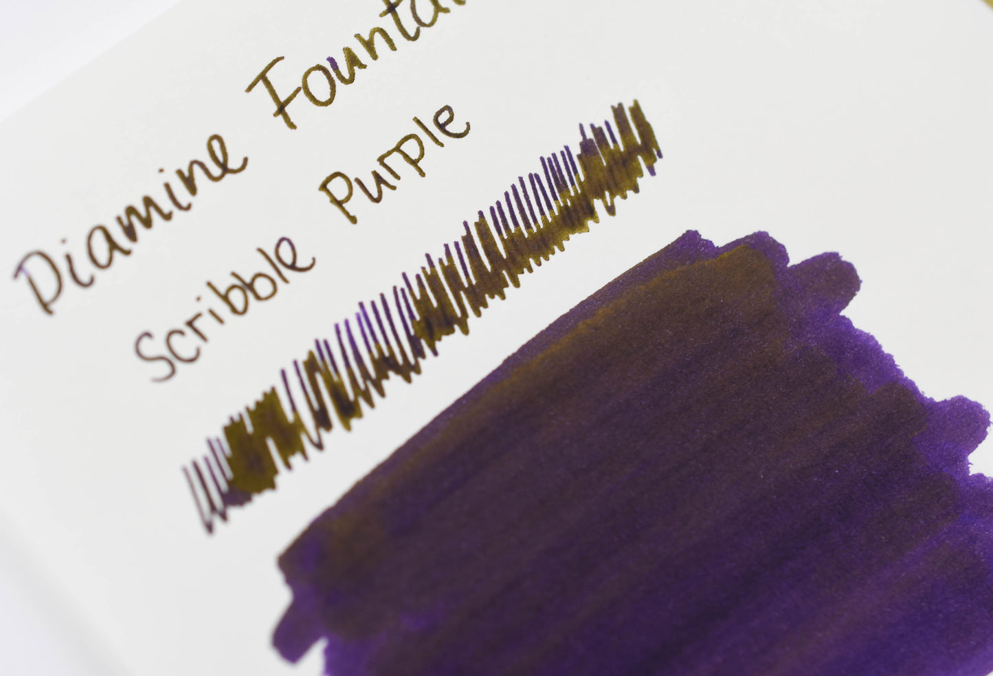 Diamine Fountain Pen Ink - Scribble Purple - 30mL