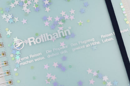 Delfonics Rollbahn Spiral Notebook - Pocket Memo Large - Glitter - Special Edition