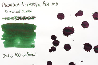 Diamine Fountain Pen Ink - Sherwood Green - 30mL