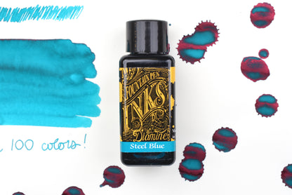Diamine Fountain Pen Ink - Steel Blue - 30mL