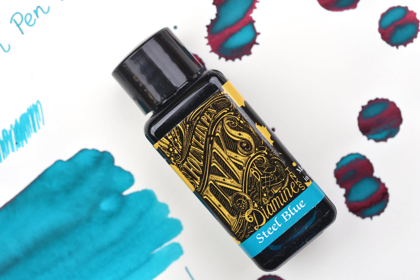 Diamine Fountain Pen Ink - Steel Blue - 30mL