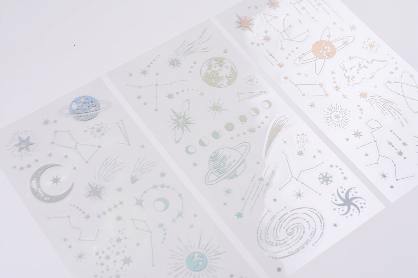 BGM - Foil Stamping Iride Sticker Sheets - Galaxy