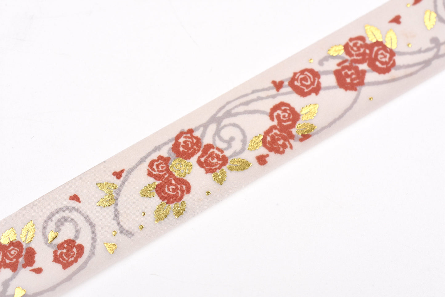 BGM Washi Tape - Foil Stamping - Kusahanafu - Rose