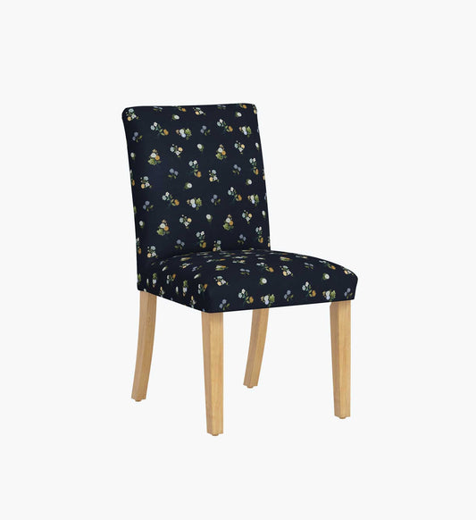 Lorraine Dining Chair - Ditsy Dahlia Navy