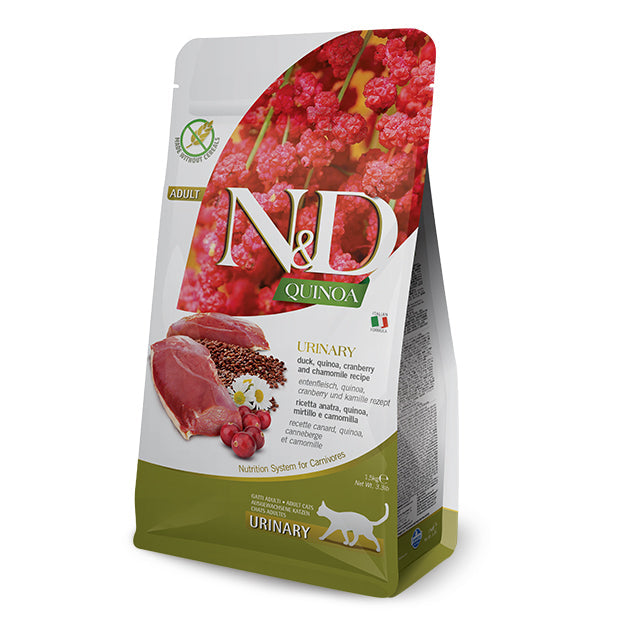 Farmina N&D Quinoa Urinary Duck Dry Cat Food