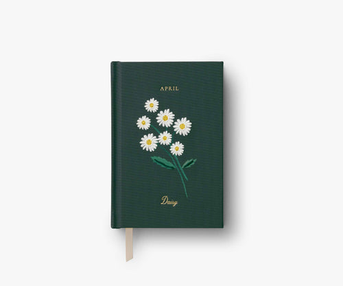Birth Month Mini Embroidered Journal - April