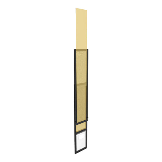 Hakuna Pets - Mesh Patio Pet Door (2021) - Clear Weather Resistant Panels