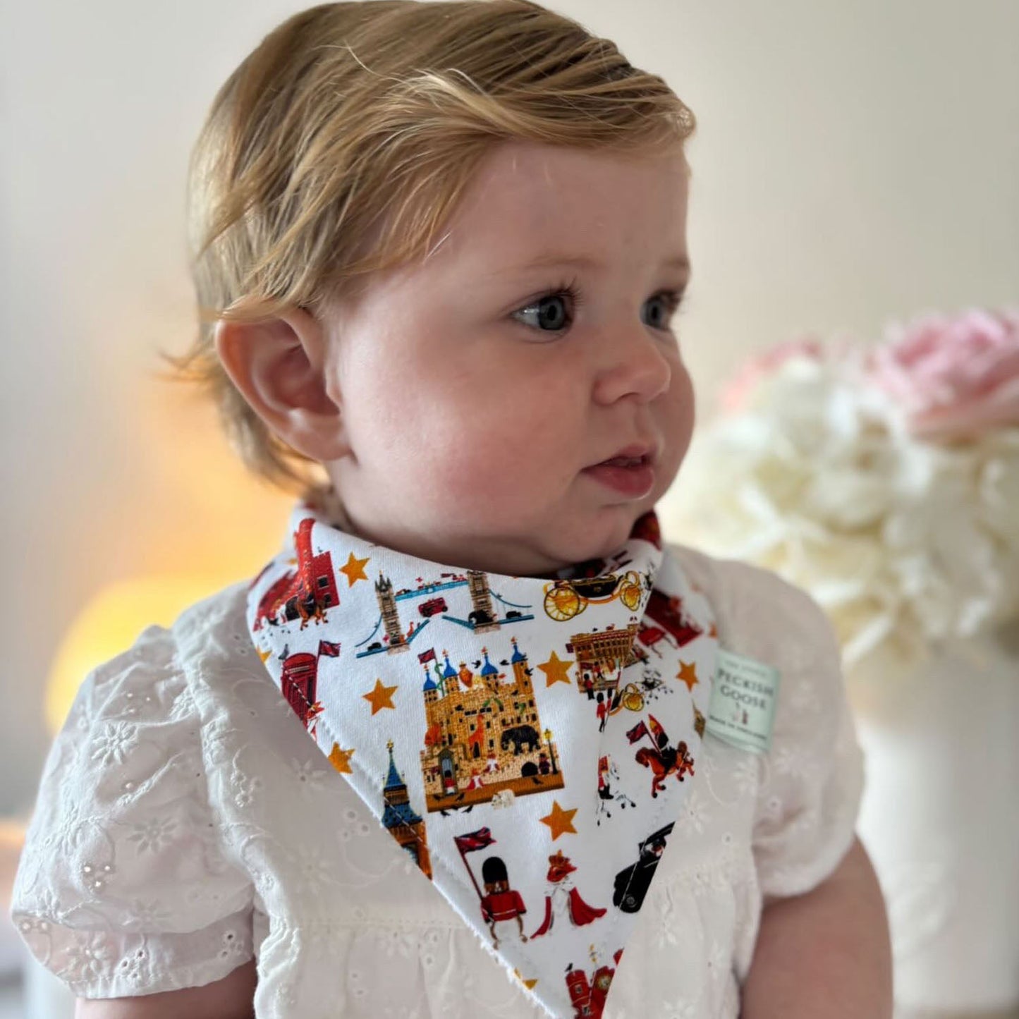 Peckish Goose London Organic Baby Bib