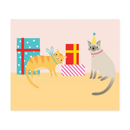 Cat Party :pop-out & light up -birthday