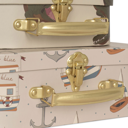 2pk Suitcase Crocodile | Konges Sjold