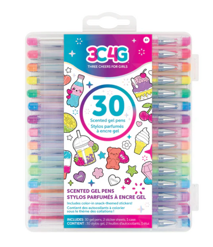 30 PIECE SCENTED GEL PEN SET