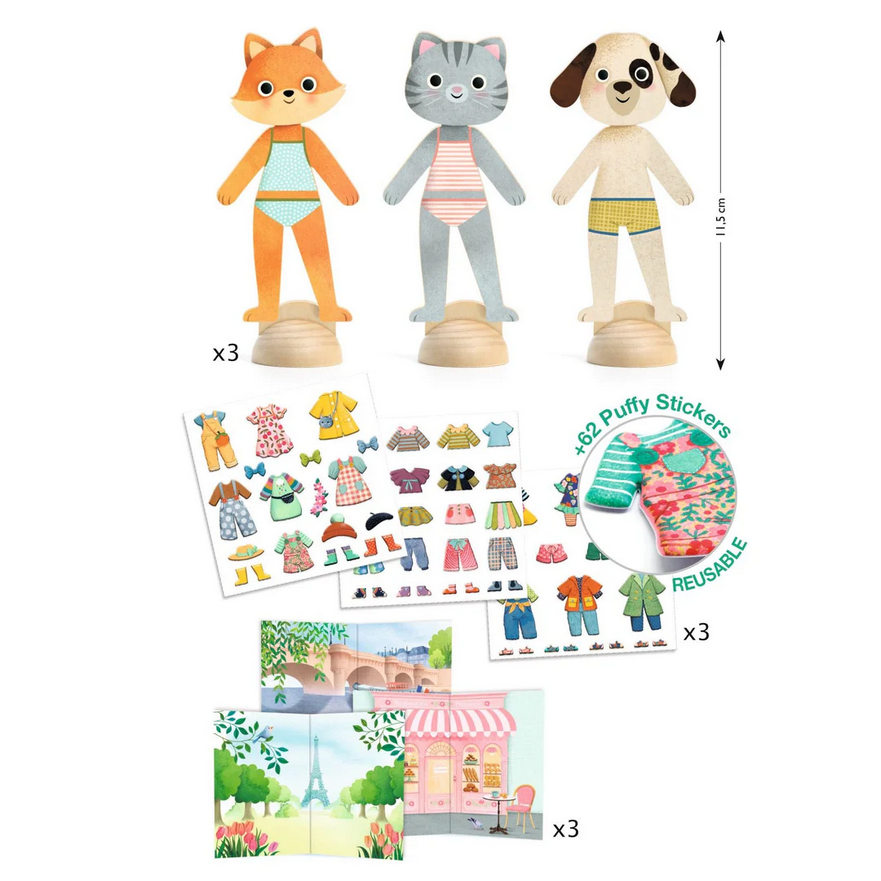 Bonjour Paris Collage Craft Kit