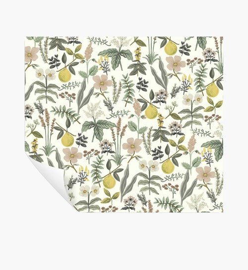 Herb Garden Peel & Stick Wallpaper - Cream