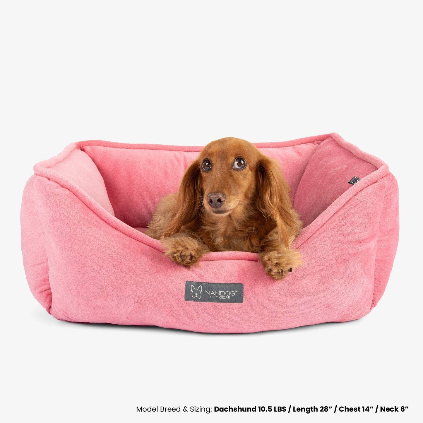 Nandog Pet Gear - Signature Bed in Electric Pink