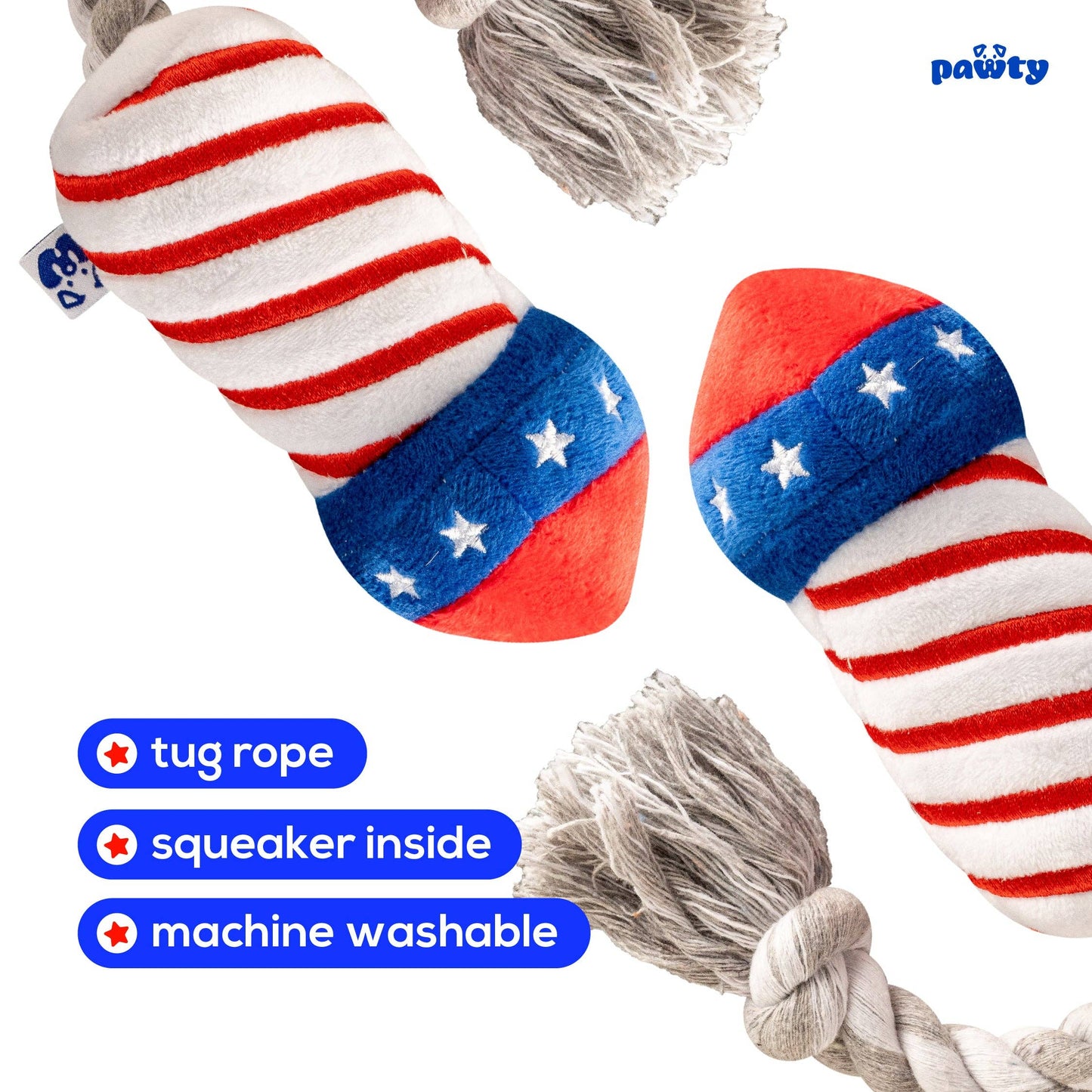 PAWTY Dog Toys - FIREWORKS