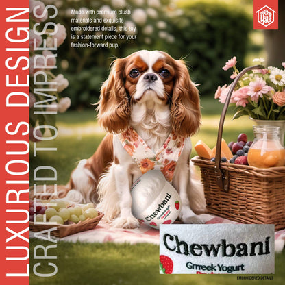 Chomp Haus - Chewbani Grrreek Yogurt – Plush Squeaky Designer Dog Toy
