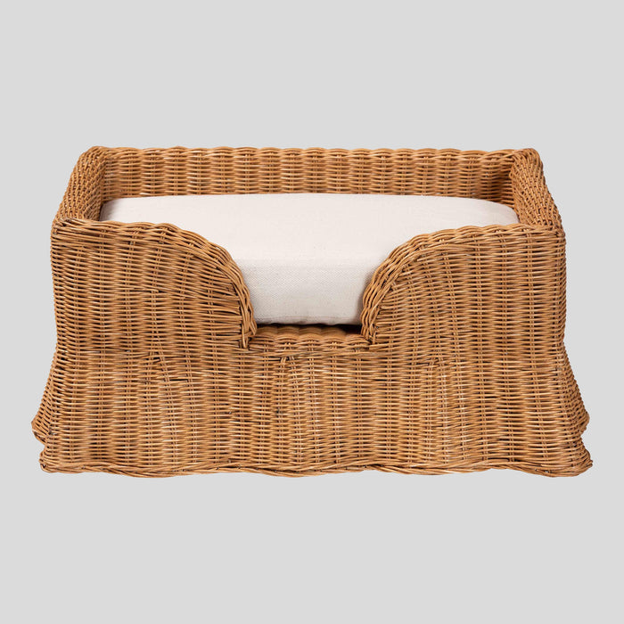Anneliese Rattan Pet Bed by bali & pari — overall view