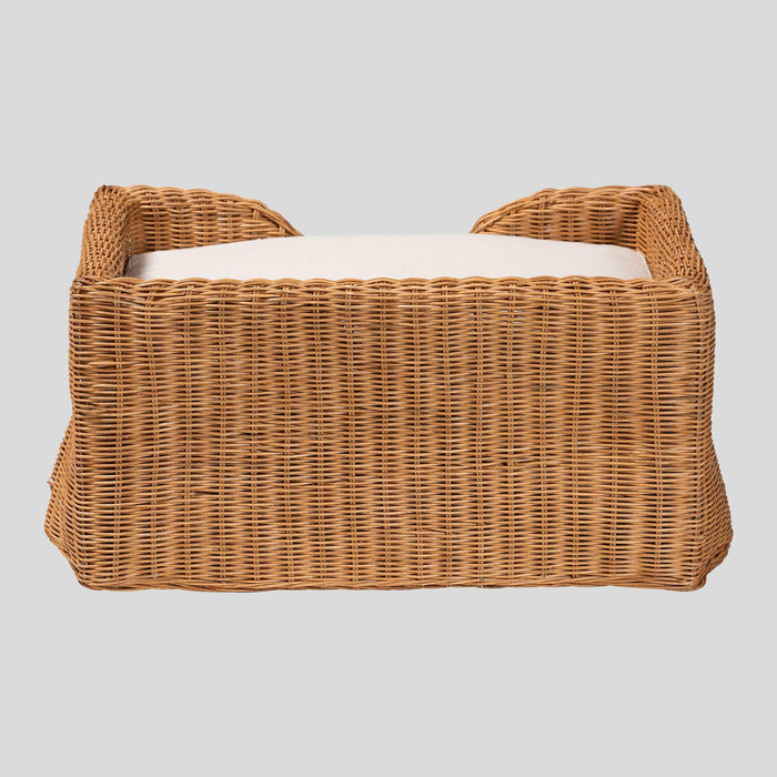 Anneliese Rattan Pet Bed by bali & pari — overall view