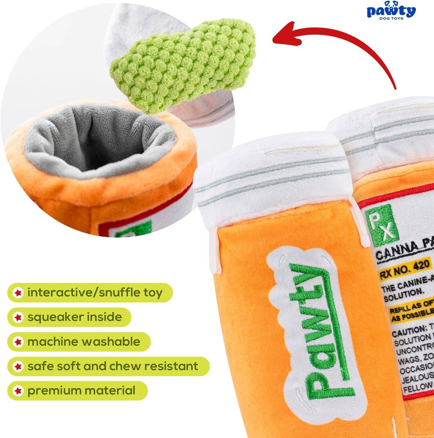 PAWTY Dog Toys - PAWTY 420 SERIES
