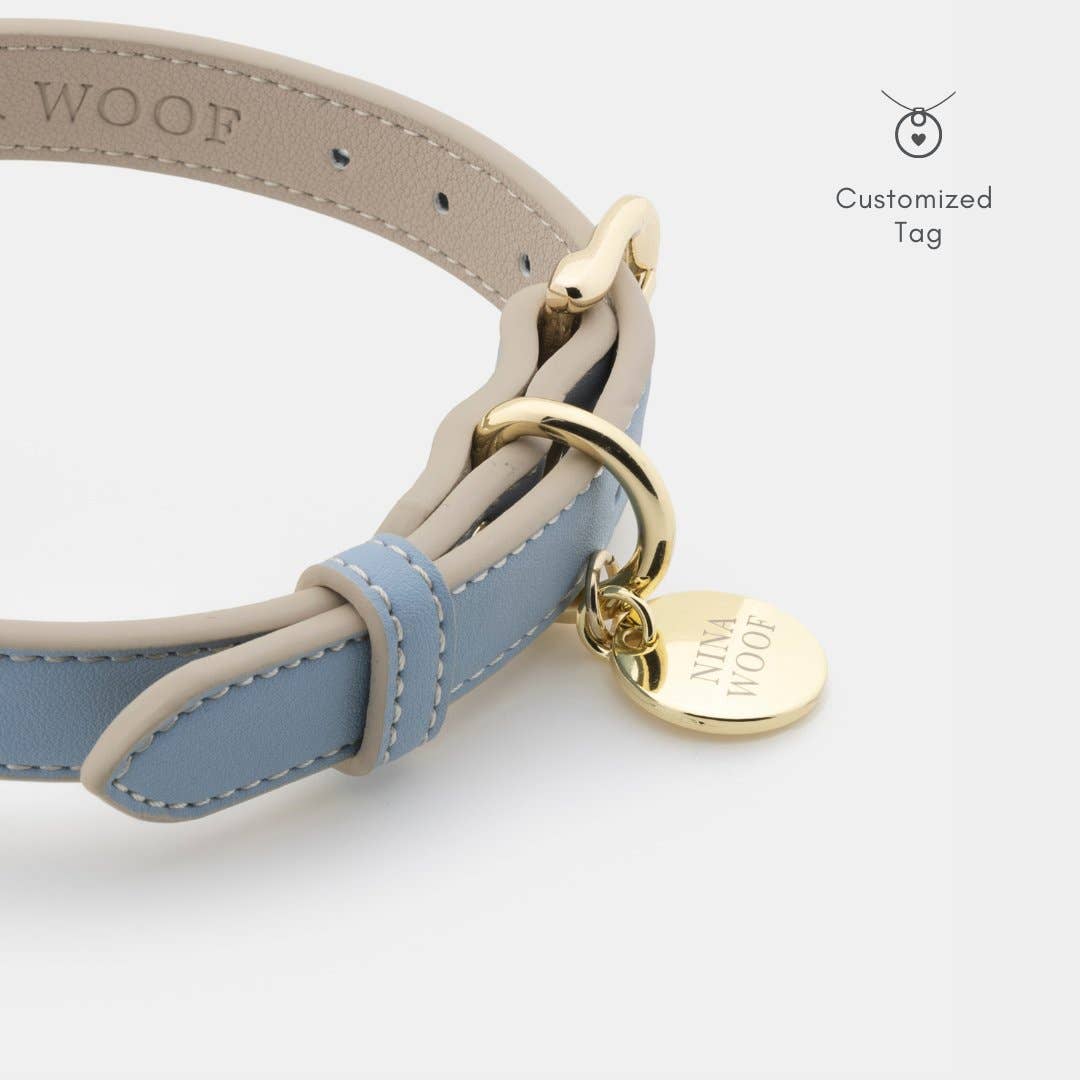 Nina Woof - Collar - Air Tag Enabled - Vegan Leather - Cupertino
