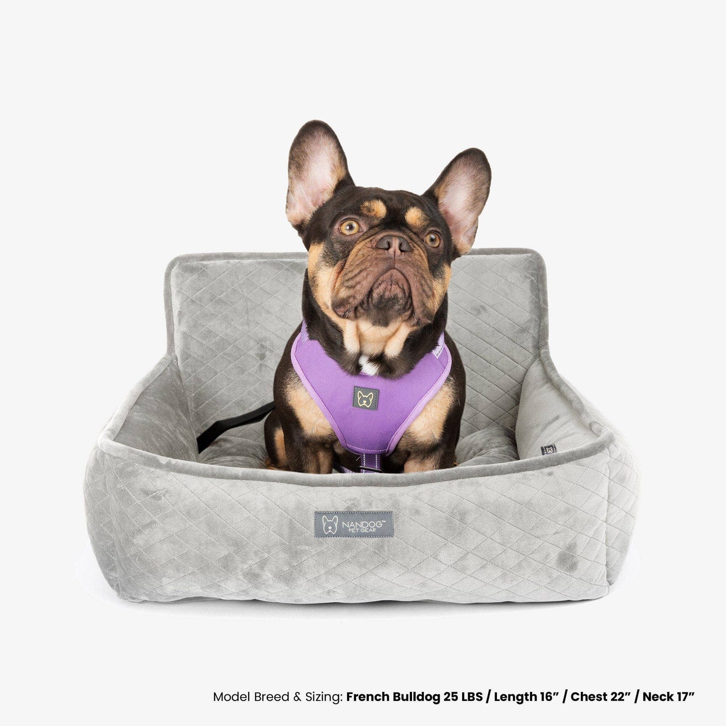 Nandog Pet Gear - The Car Seat Gray M